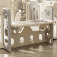 Baby Playpen Activity Center with Game Panel and Safety Gate Baby Play Pen Playard for Indoor | Camera