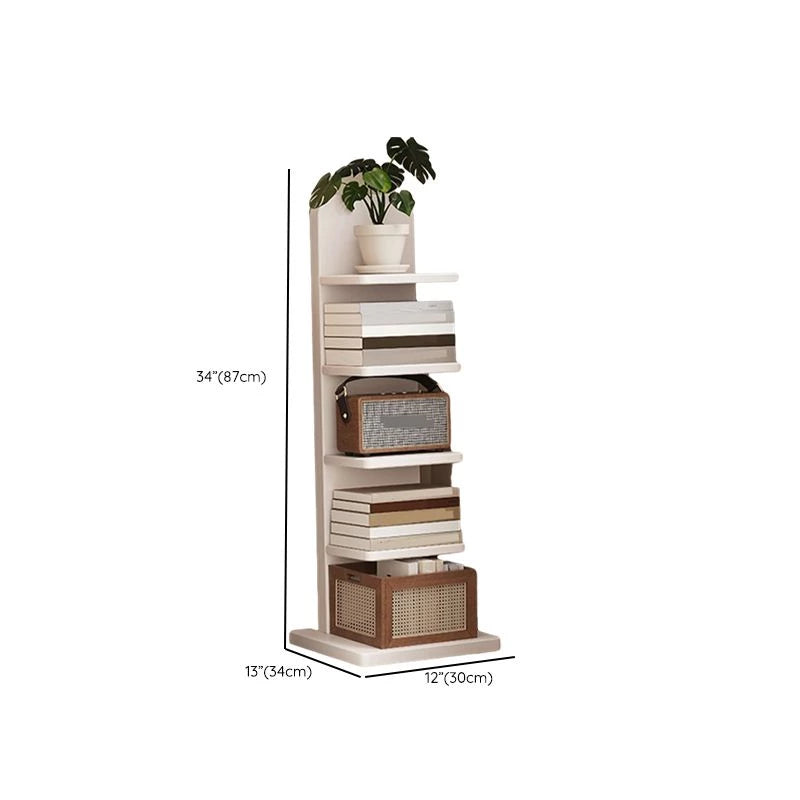 Solid wood bookshelf Floor-standing Open Bookshelf, Modern Multi-layer Shelves Bookshelf Display Rack For Living Room Bedroom Home