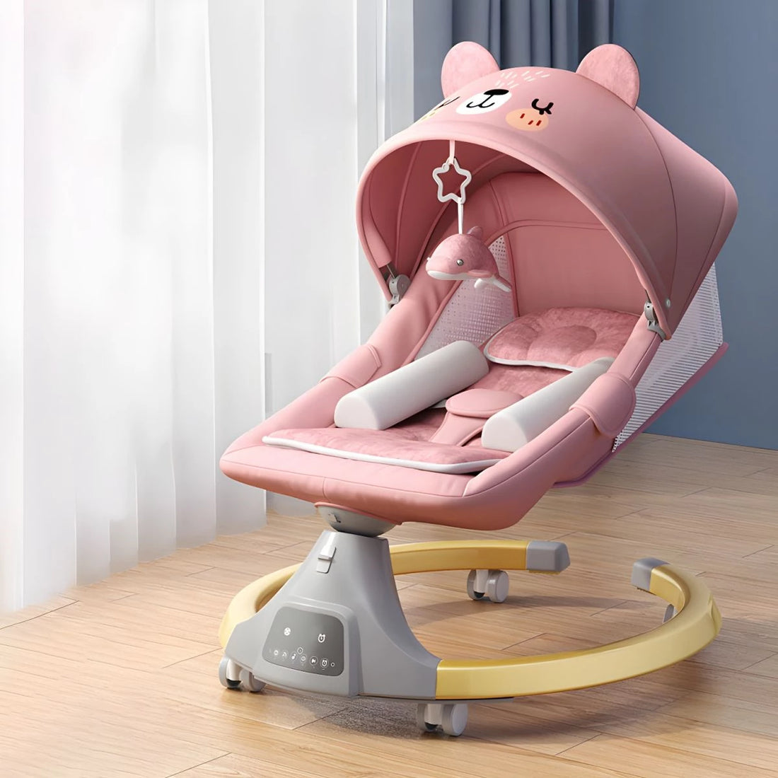 Electric Baby Bassinet Newborn Bassinet Casters Included