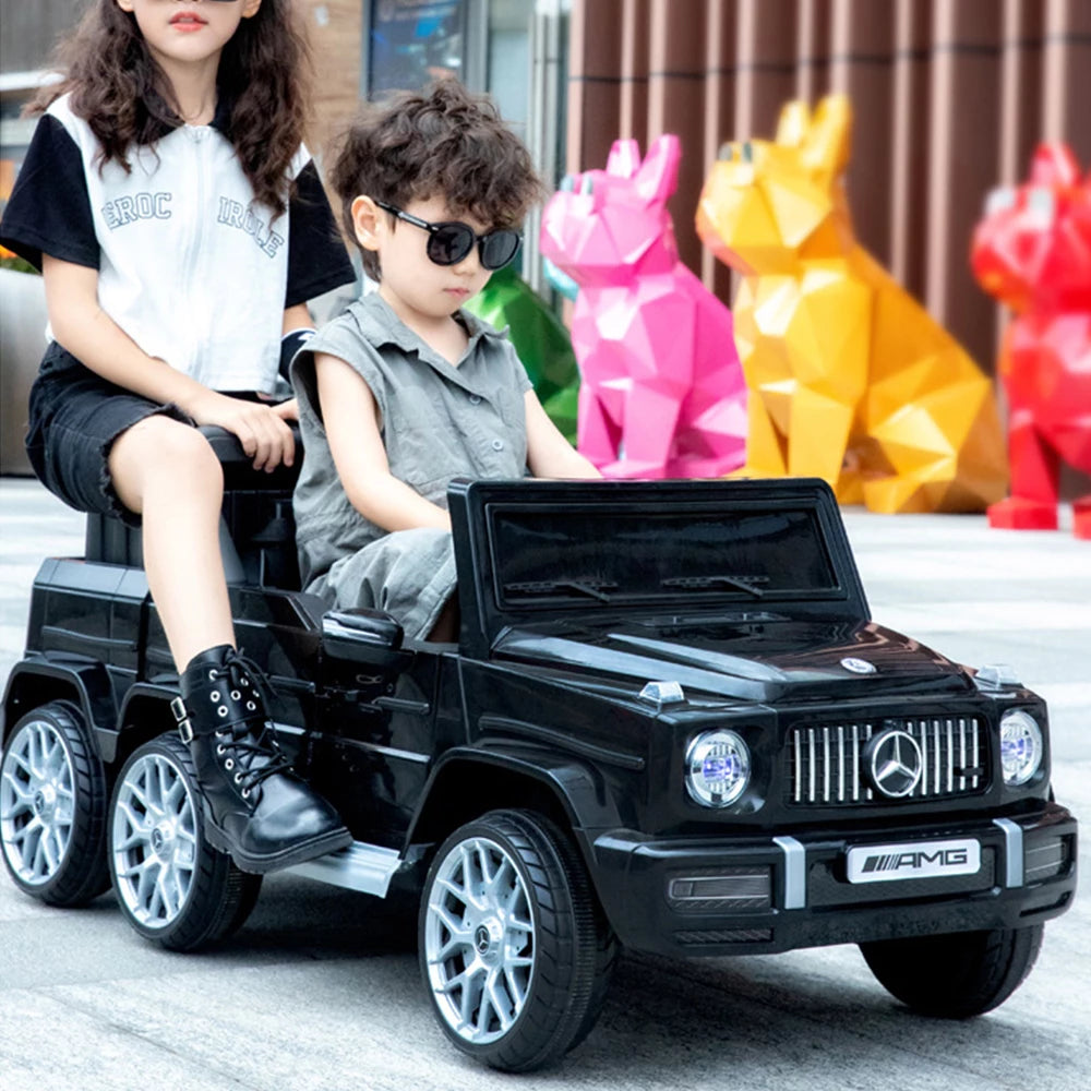 Kids Electric Cars, Ride On Truck 12V 7AH Ride On Toys with Remote Control and APP, 2 Seater Electric Ride On Car for Kids Electric