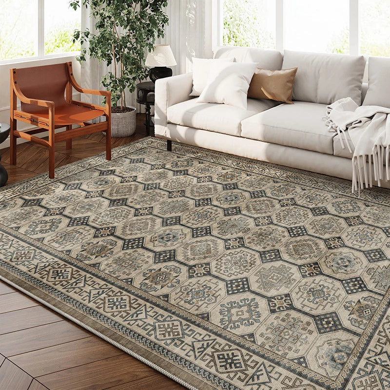 Washable Runners Folding Cashmere Carpet Living Room Carpet Area Rugs