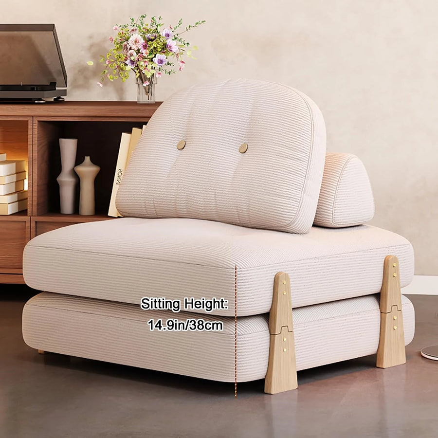 Folding Sofa Bed Convertiblelazy Sofa, Lazy Sofa Folding Couch Bed Single Sofa Chair For Bedroom, Compact Living Spaces, Apartment, Dorm