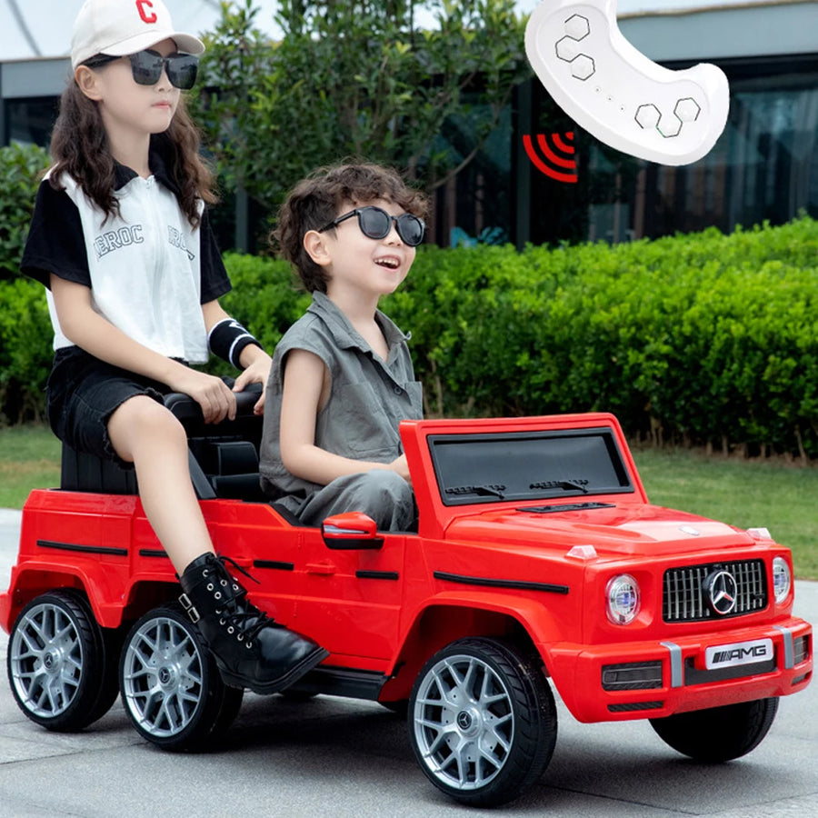 Kids Electric Cars, Ride On Truck 12V 7AH Ride On Toys with Remote Control and APP, 2 Seater Electric Ride On Car for Kids Electric