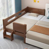 4-in-1 Bedside Sleeper Toddlerbed in Solid Wood Crib Set with Matter