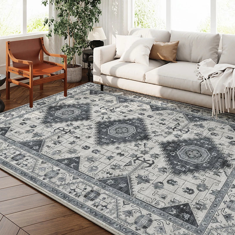 Washable Runners Folding Cashmere Carpet Living Room Carpet Area Rugs