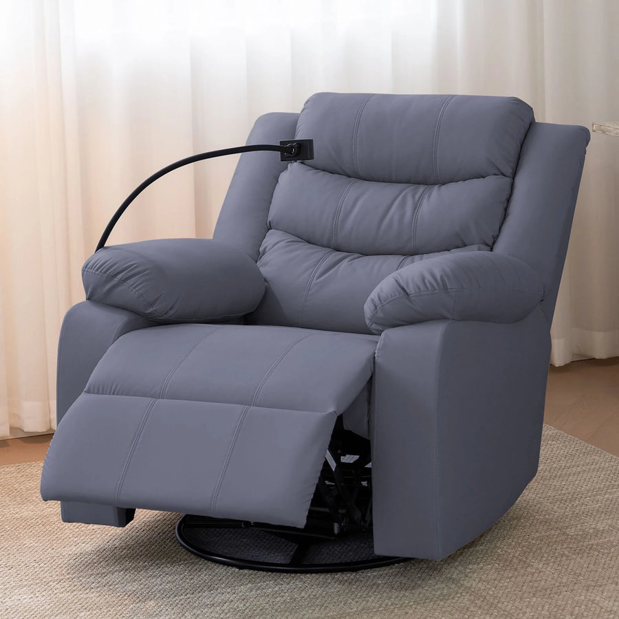 Space Capsule Multifunctional Electric Single Sofa Recliner Lazy Rocking Chair With Electric Stand Assist,Usb Ports