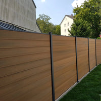 70.8'' H x 70.8''Composite Fencing Complete Kit Modern WPC composite fence