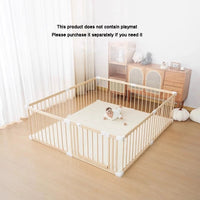 Natural Wooden Playpen Solid Pine Wood Large Baby Playpen