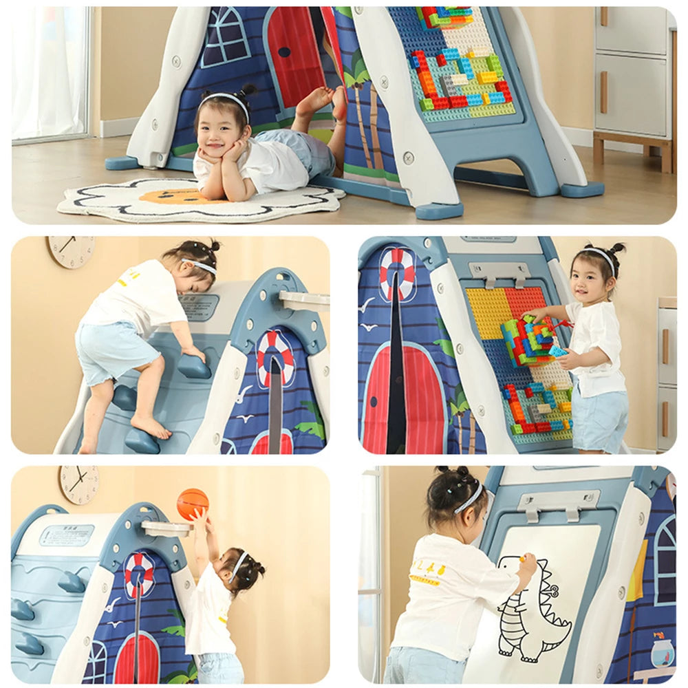 5-in-1 Multifunctional Children's Tent Indoor Children's Playhouse