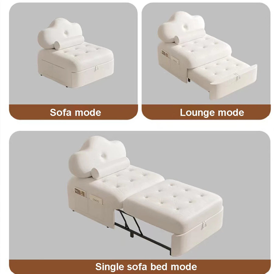 Multifunctional Small Apartment Folding Sofa Bed Space-Saving Folding Couch Bed