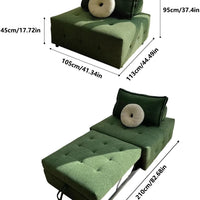 Folding Sofa Bed Folding Sofa Bed, Convertible Sleeper Loveseat Sofa Couch with Pullout Bed, Convertible Sofa Bed Sleeper Chair for Apartment/Office/Home Single Sofa Bed