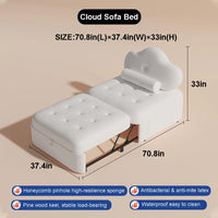 Multifunctional Small Apartment Folding Sofa Bed Space-Saving Folding Couch Bed