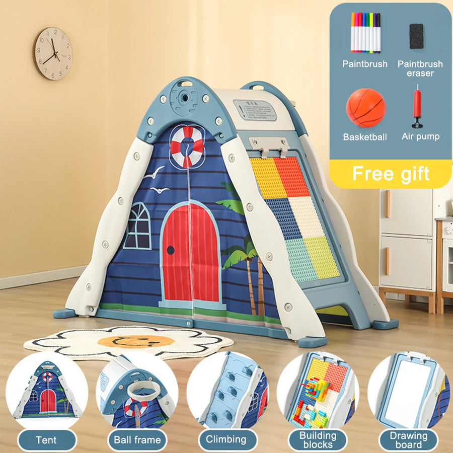 5-in-1 Multifunctional Children's Tent Indoor Children's Playhouse