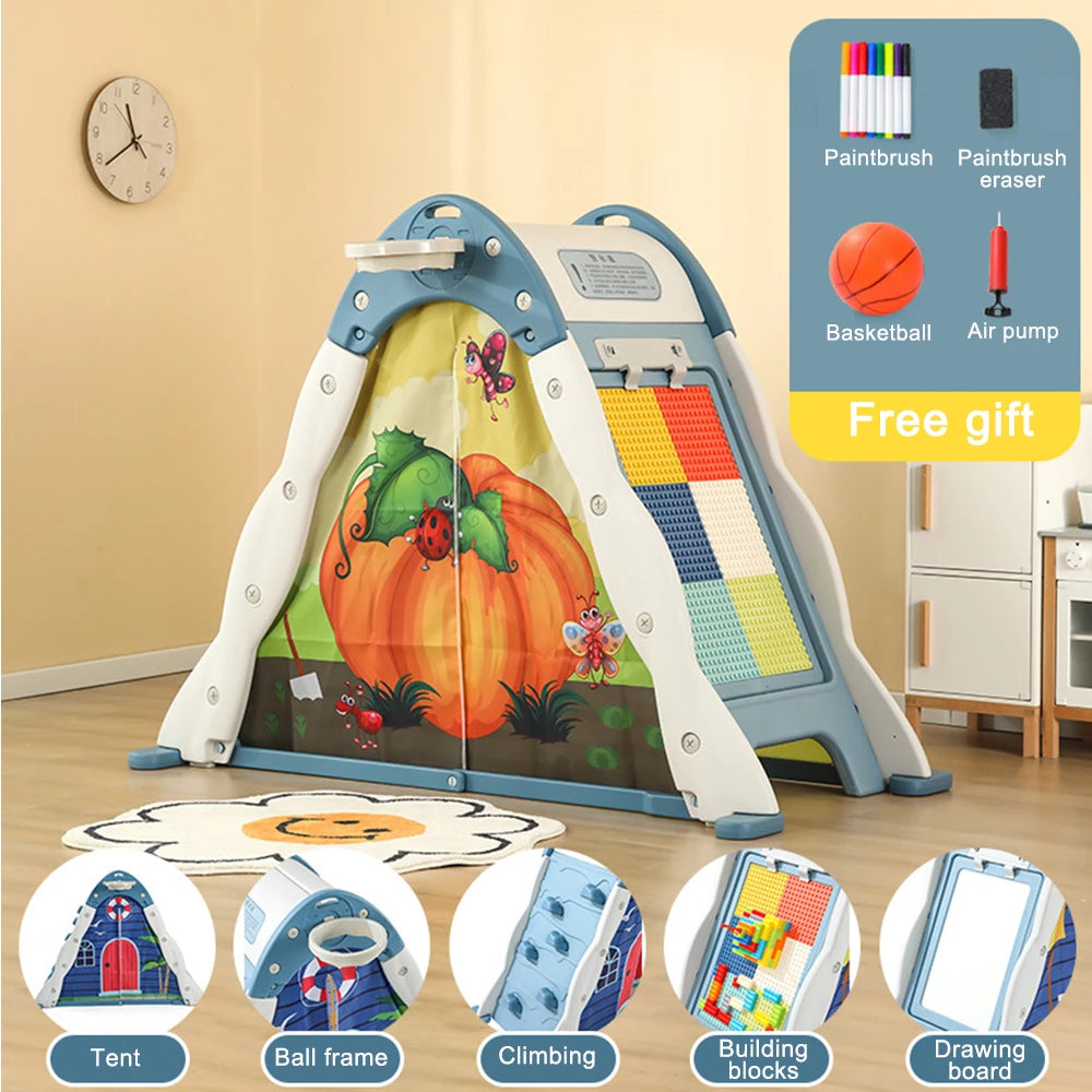 5-in-1 Multifunctional Children's Tent Indoor Children's Playhouse