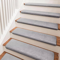 Bullnose Carpet Stair Treads | Ultra Plush Soft (Set of 14,7,2)