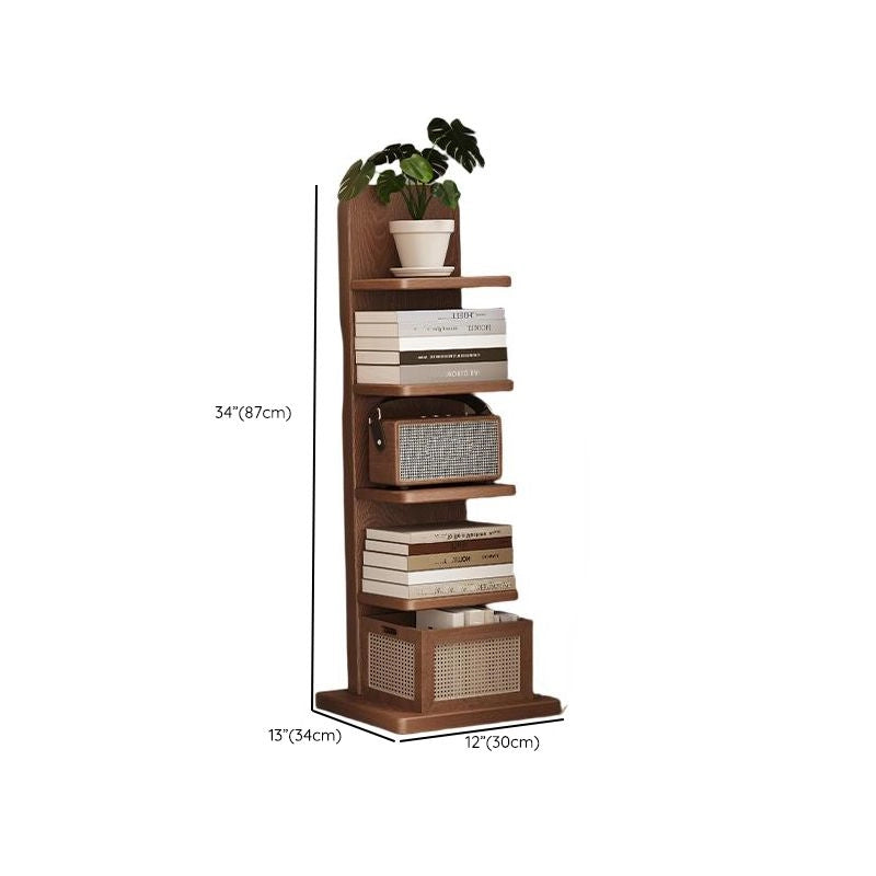 Solid wood bookshelf Floor-standing Open Bookshelf, Modern Multi-layer Shelves Bookshelf Display Rack For Living Room Bedroom Home