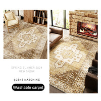 Washable Runners Folding Cashmere Carpet Living Room Carpet Area Rugs