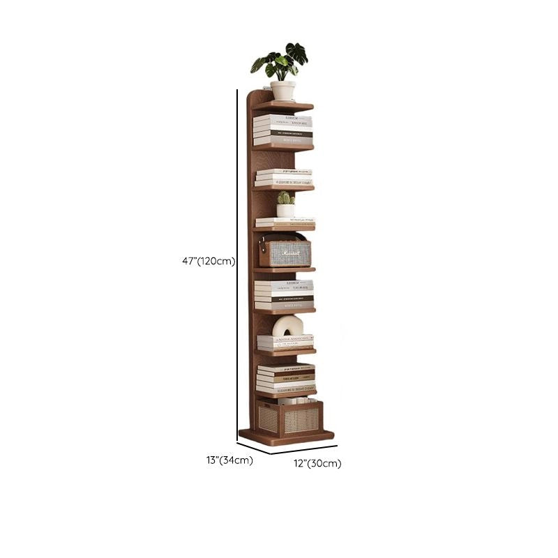 Solid wood bookshelf Floor-standing Open Bookshelf, Modern Multi-layer Shelves Bookshelf Display Rack For Living Room Bedroom Home