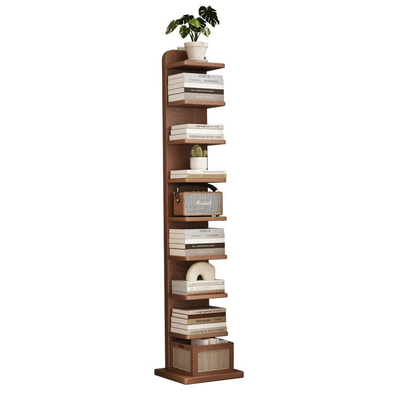 Solid wood bookshelf Floor-standing Open Bookshelf, Modern Multi-layer Shelves Bookshelf Display Rack For Living Room Bedroom Home