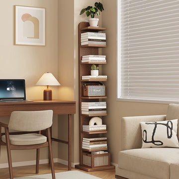 Solid wood bookshelf Floor-standing Open Bookshelf, Modern Multi-layer Shelves Bookshelf Display Rack For Living Room Bedroom Home