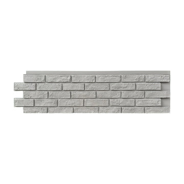 PU 3D Faux Stone Wall Panels Imitation Stone Wall Panel Signal Gray