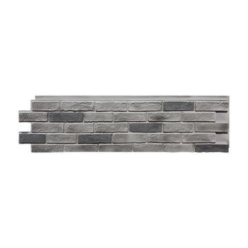 PU 3D Faux Stone Wall Panels Turtledove Gray