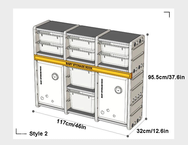 Baby Toy Organizer and Storage Kids Toy Storage