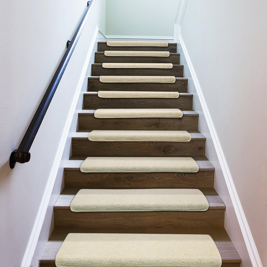Carpet Stair Treads Indoor, Stair Tread Rug, Stair Step Rug, Stair Treads for Wood Stairs, Stair Step Rug, Stairs with Carpet Treads Set of 14
